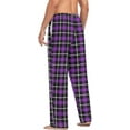 thumbnail image 5 of HPINK-T Plaid Pajama Pants for Men Pajama Bottoms Sleep Lounge Pj Pants, 5 of 7
