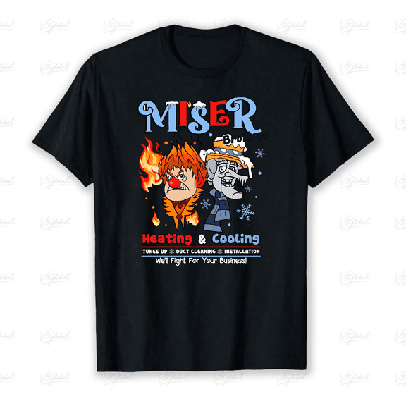 The Miser Brothers Heating and Cooling, A Classic Christmas Movie Unisex T-Shirt, up to size 5XL