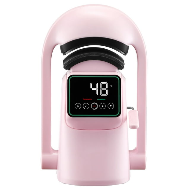 KFFKFF Auto Hat Heat Press Machine, with 2pcs Interchangeable Platens, Automatic Open and Release, Touchscreen for Precise Time and Temperature Control