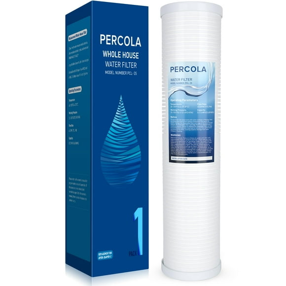Filtro de agua PERCOLA AP810-2 para toda la casa 51x11 cm