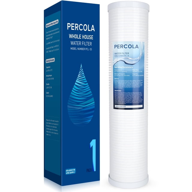 Filtro de agua PERCOLA AP810-2 para toda la casa 51x11 cm