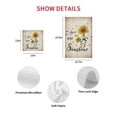 thumbnail image 7 of Yellow Sunflower Kitchen Dish Towels for Drying Dishes Set of 2, Summer Vintage Flower Bee Sunshine Waffle Weave Microfiber Hand Tea Bathroom Towels Quick Dry & Absorbent Towel 15.7x23.6, 7 of 7