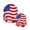 A, variant on 10Pcs Wavy Usa Flag Disposable Paper Plates Patriotic Dinner Plates For 4Th Of July Bbq Picnic America 250Th Anniversary Party Table Decor(A-7In)