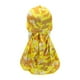 thumbnail image 1 of Pañuelo de imitación de seda cómodo y resistente para raperos, de secado rápido, estilo hip hop, con calavera. Amarillo, 1 of 9