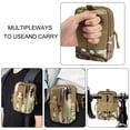 thumbnail image 4 of Riñonera militar riñonera de tela Oxford con múltiples compartimentos resistente al desgaste para andar en bicicleta ANGGREK Otros, 4 of 8