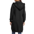 thumbnail image 2 of La nueva manera de las mujeres con capucha largas sudaderas con capucha de la capa bolsillos oc Abanopi Sudadera larga Womne, 2 of 7