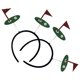 thumbnail image 1 of unbranded 2Ud Vinchas Deportivas Temáticas De Golf Multicolor Para Fiesta Accesorio Y Duradero, 1 of 8