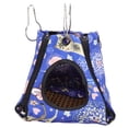thumbnail image 1 of Octpeak Hanging Hamster Hammock, Small Animal Hammock Zipper Design Comfortable Opening Hole Design Elk Pattern For Indoor For Guinea Pigs For Rats, 1 of 8