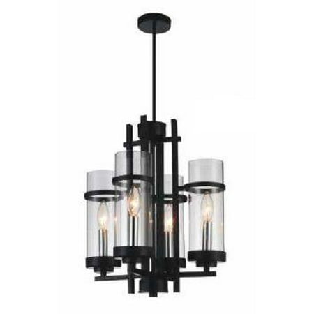 

4 Light Up Mini Pendant with Black finish
