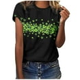 thumbnail image 4 of Otvok Womens Casual St. Patrick'S Day Printed T-Shirt Round Neck Short Sleeve Tops, 4 of 6