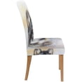thumbnail image 3 of FMSHPON Wolf Wild Watercolor Stretch Chair Cover Protector Seat Slipcover for Dining Room Hotel Wedding Party Set of 1, 3 of 5