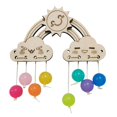 thumbnail image 4 of Niño ocupado tablero parte ocupado tablero accesorios actividad juguete para en edad preescolar Nubes y Cremallera Zulema Tablero ocupado Montessori, 4 of 8