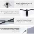 thumbnail image 4 of FDW 10x20 Pop Up Canopy Tent, Portable Folding Gazebo, Backpack Bag, EZ Setup Sun Shade for Party, Wedding, Outdoor Events, Better Airflow, White, 4 of 7
