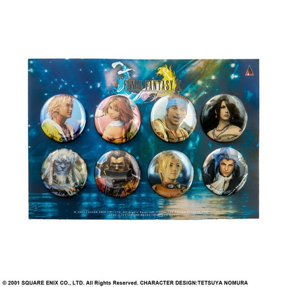 Final Fantasy X Can Badge Pin Ensemble