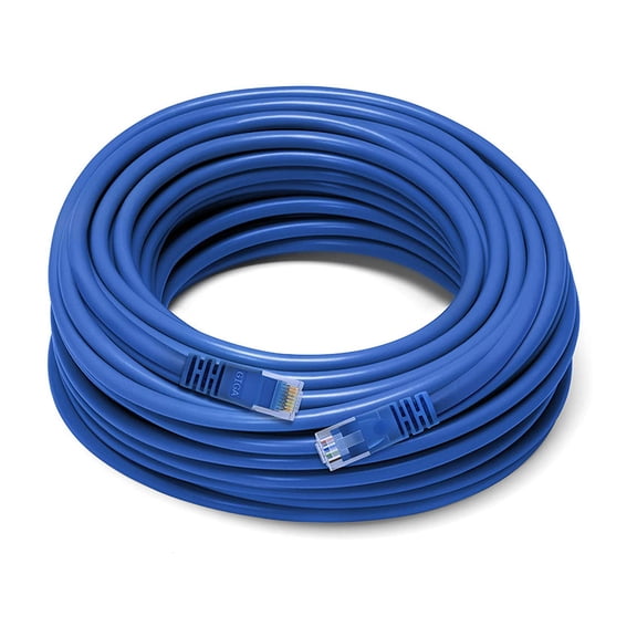 CABLE ETHERNET RCA 50FT Azul