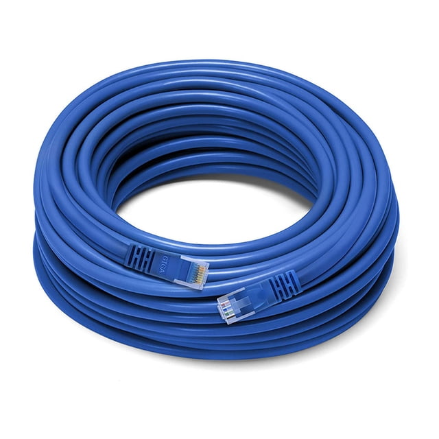 CABLE ETHERNET RCA 50FT Azul
