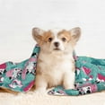 thumbnail image 4 of Yiaed Swimming Bulldog Print Dog Blankets-Cat Blanket Washable for Couch Protection,Puppy Blanket, Soft Plush Reversible Throw Furniture Protector-Medium, 4 of 8