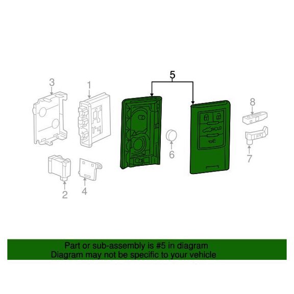 GM 23465950 Transmitter Asm-R/Con Dr Lk & Theft Dtrnt