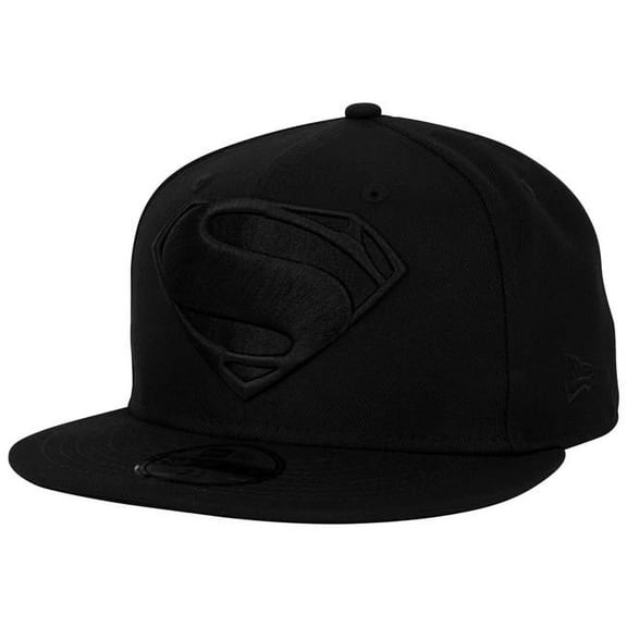 862841-77-8fitte Justice League Logo Black on Black Era 59Fifty Fitted Hat, 7.875 Fitted