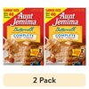 (2 pack) Aunt Jemima Buttermilk Complete Pancake & Waffle Mix, 32 oz Box