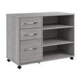 thumbnail image 1 of Pemberly Row Rolling Storage Cabinet With Locking Drawers & Shelves in Gray, 1 of 10