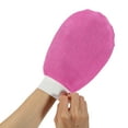 thumbnail image 5 of Unique Bargains 1 Pc Rayon Shower Gloves Exfoliating Gloves for Bathroom 8.86"x6.02" Pink, 5 of 6