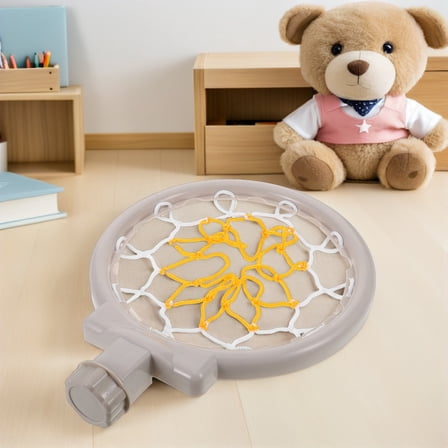 TEHAUX Easy Install Basketball Rim and Net Replacement for Slide Basketball Hoop, Outdoor Sports Accessory