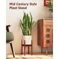 thumbnail image 4 of Bamworld Adjustable Bamboo Plant Stand Indoor,Plant Shelves Fits 8 9 10 11 12 Inches,Small Corner Planter Holder for Indoor Plants,Flower Stand for Home Garden Indoor Outdoor Decoration,Red-brown, 4 of 7