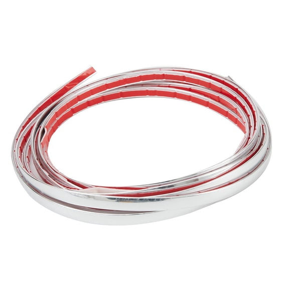 Auto Silver Chrome Trim Strip Car Door Edge Casement Bumper Decoration 10ft/8mm