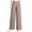 Khaki, variant on Womens Spring Wide Leg Palazzo Pants 2026 Trendy Loose Button High Waist Pleated Work Business Casual Trousers - Soft Flowy High-Waist Pants Comfy Stretch Senior Ladies Pant Brown XXL