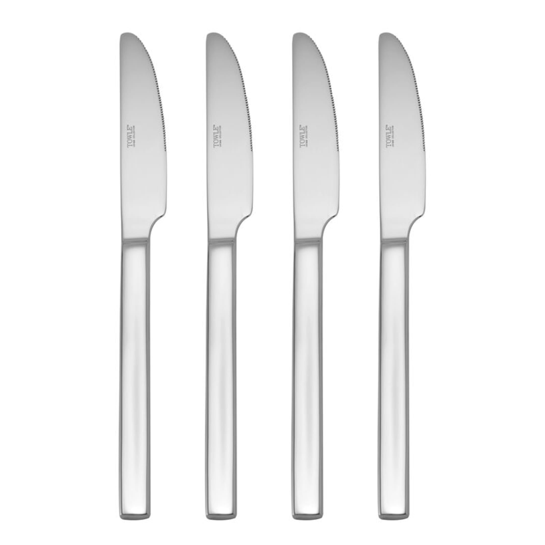 Towle Living Forged Paros Flatware Set,Silver,20 Piece Set