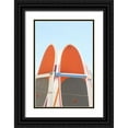 thumbnail image 1 of Artographie Studio 17x24 Black Ornate Wood Framed with Double Matting Museum Art Print Titled - Beach Surf 001, 1 of 4