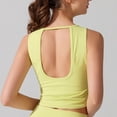 thumbnail image 4 of Fanxing Tank Top with Built in Bra for Women Wide Strap Athletic Shelf Bra Workout Slim Fit Basic Lingerie Camisoles Green,M, 4 of 6
