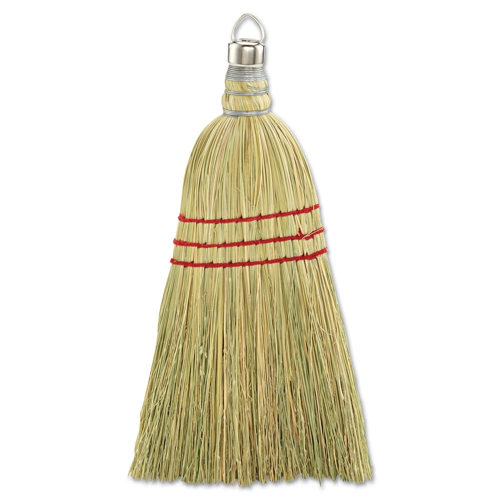 Corn Fiber Whisk Brooms - Yellow (12/Carton)