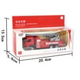 thumbnail image 3 of Large Children‘s Alloy 1 50 Ladder Fire Truck Water Jet Sliding Metal Model, 3 of 3