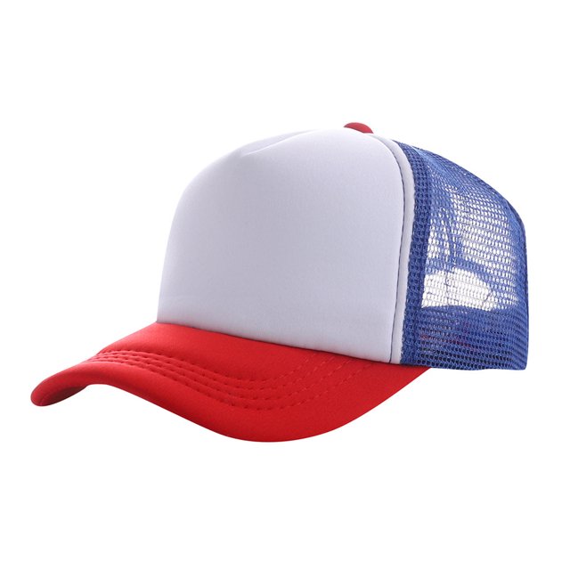 MIASHUI Summer Baseball Cap for Boys Girls Breathable Mesh Sun Hats,Red,One Size