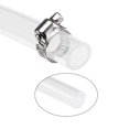 thumbnail image 3 of Uxcell 10mm ID 14mm OD 10ft Silicone Tubing Silicone Rubber Tube Air Hose Water Pipe Clear with Clamps, 3 of 5