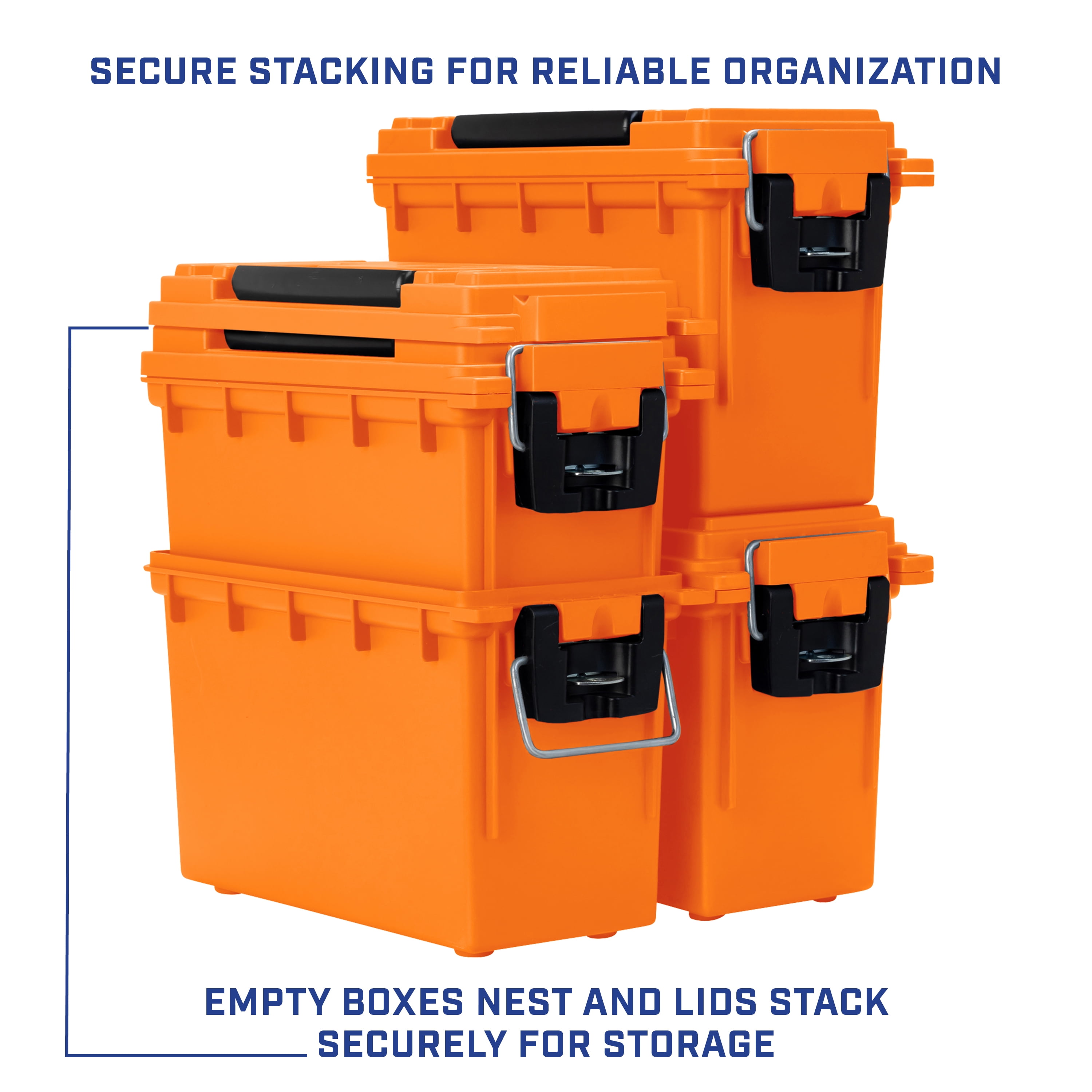 Sheffield Ammo & Utility Storage Box, Orange