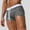 Gray, variant on Delliss Men's Swim Drawstring Trunks Briefs Swimsuits Solid Basic Swim Sport Board Shorts