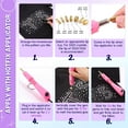 thumbnail image 4 of 6800Pcs Black Hotfix Rhinestones for Clothing, 2-5mm Mixed Sizes Iron On Flatback Glass Gems for Crafts, Bedazzling Crystals Black Rhinestones for Crafting Hats Shoes Fabric Nail Art, 4 of 8