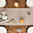 thumbnail image 7 of Sm:)e White Flowers and Pumpkin Fall Table Runner 13x72 Inch, Thanksgiving Holiday Dining Room Party Decoration, 7 of 7