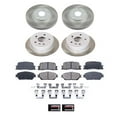 thumbnail image 2 of PowerStop Front and Rear Semi-Coated Rotor and Low-Dust Ceramic Brake Pad Kit SC1142, 2 of 3