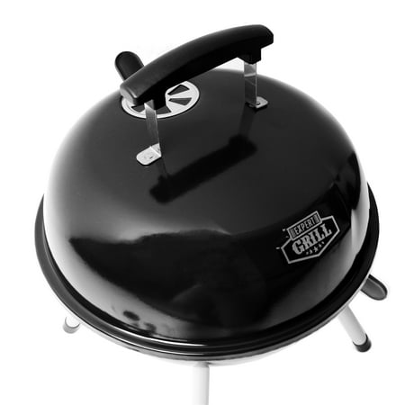 Expert Grill 14.5'' Steel Portable Charcoal Grill, Black