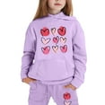 thumbnail image 3 of Boys Sweatsuit 4t Graphic Long Sleeve Sweatshirt Pullover Tops + Joggers Pants Back To School Infant Fall Winter 2 Piece Sets Boys, 3 of 7