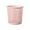 Pink, variant on 8.6in Plastic Trash Can, Perforated Waste Bin with Breathable Holes, Stylish Home Office Garbage Container