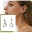 thumbnail image 2 of Small And Clear Openwork Petal Earrings In Summer Fashion Simple Earrings, 2 of 8
