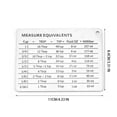 thumbnail image 3 of Gkeoshab Stickers Stainless Steel Refrigerator Sticker Cup Volume Spoon Accessories Scale Plate Common Use Unit Conversion Control Table Home & Garden, 3 of 5