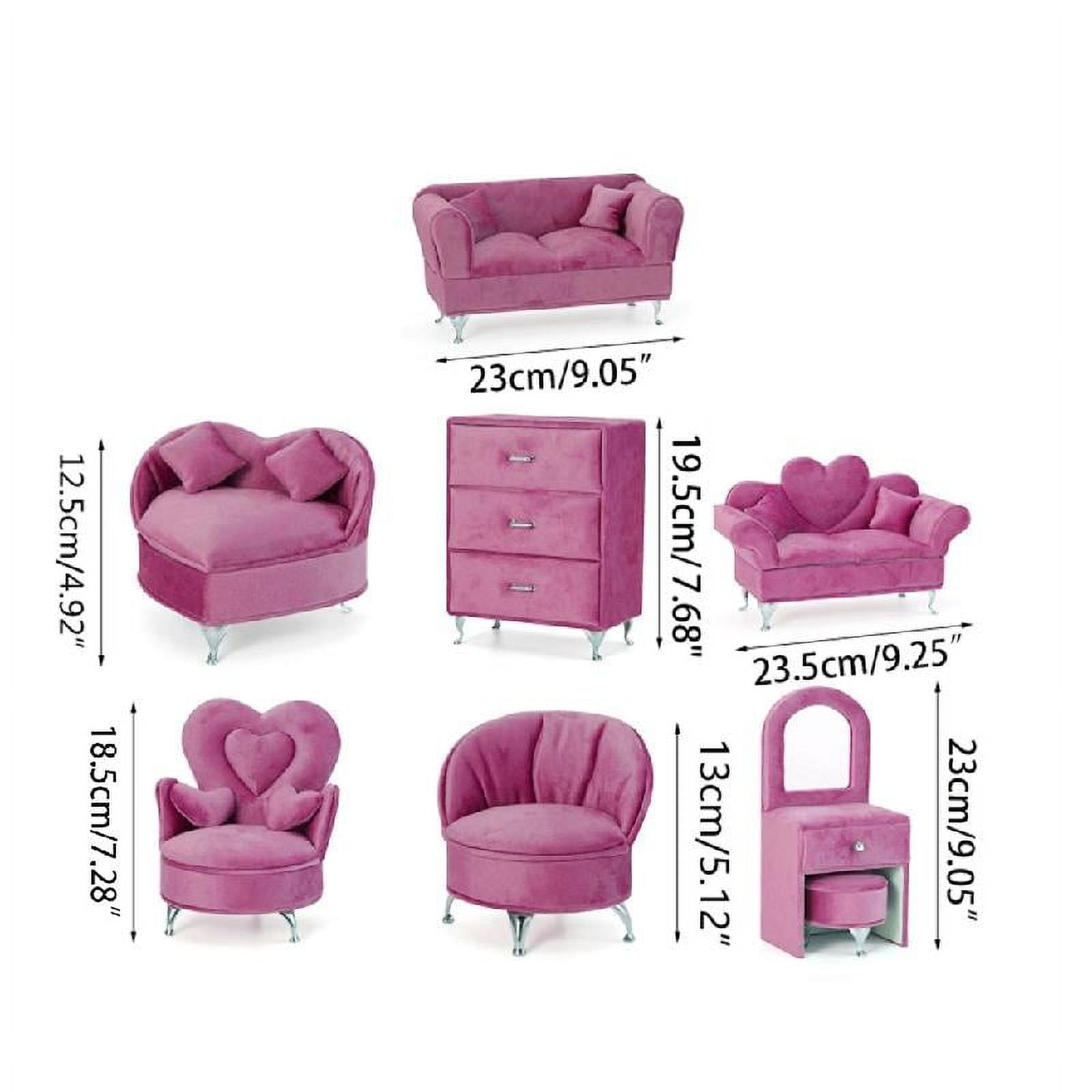 JNANEEI Cute Sofa Shape Jewelry Box Beautiful for Case Fashion Jewelleries Storage Showcase Holder Organizer for Earring Neckalce Pendant
