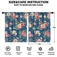 thumbnail image 2 of Blackout Kids Curtains,Pioneer Flower Childrens Insulated Curtains Set Of 2,Bedroom Essentials,Toddler Room Decor 42x54in(106x137cm), 2 of 4
