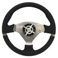 Fourwinns Boat Steering Wheel 0400655 13 3/4 Splined Silver / Black